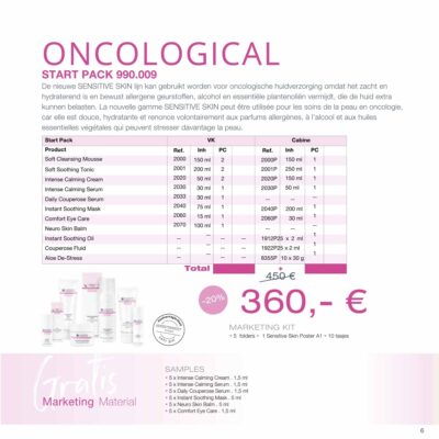 start up pack oncological skin care