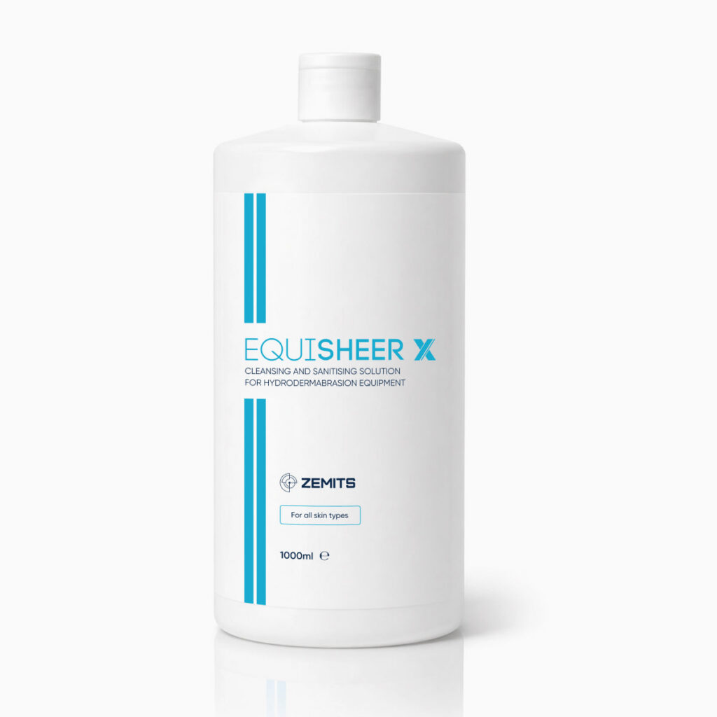 Zemits EquiSheer X – reinigings- en desinfectiemiddel voor hydrodermabrasietoestellen