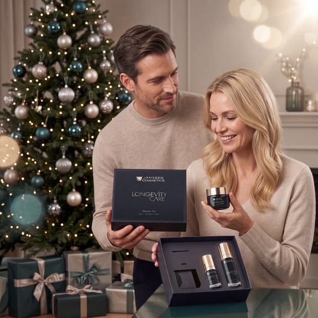 Janssen Cosmetics kerstgeschenk 2026 sfeerbeeld